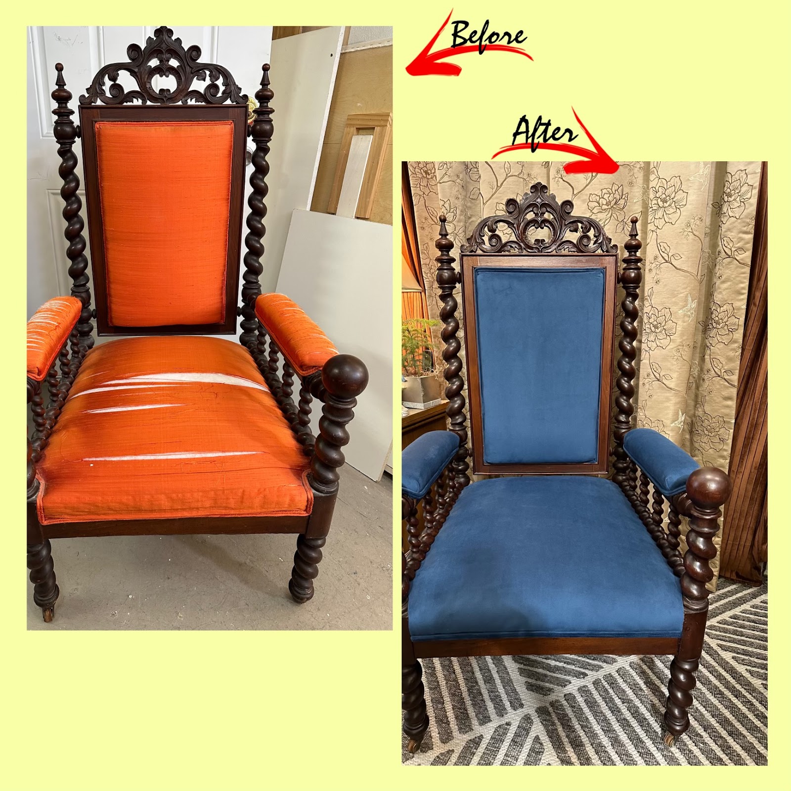 Bergerie Upholstery — work sample 4